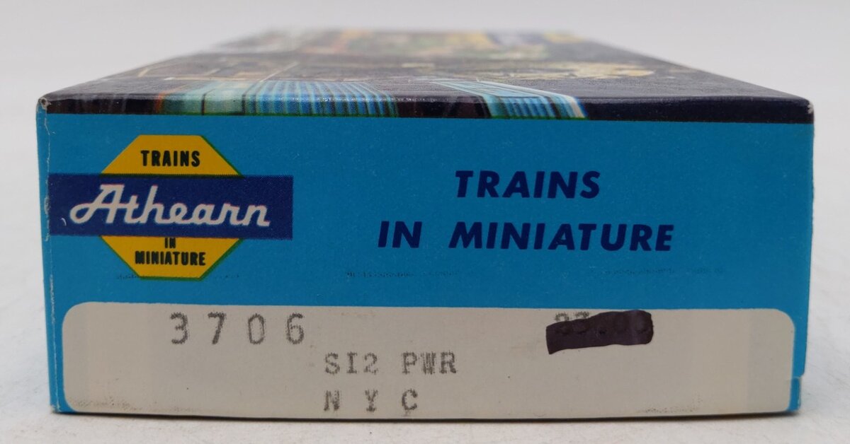 Athearn 3706 HO Scale New York Central S-12 Powered Diesel Locomotive #9314 EX/Box