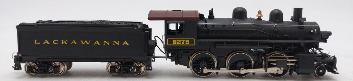 IHC M561 HO Scale Lackawanna Mogul Premier 2-6-0 Steam Locomotive & Tender #8279 LN
