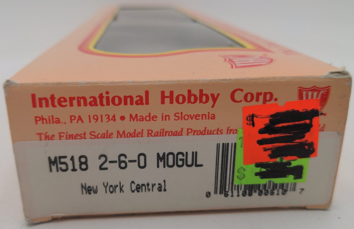 IHC M518 HO 2-6-0 New York Central Loco & Oil Tender #1905 EX/Box