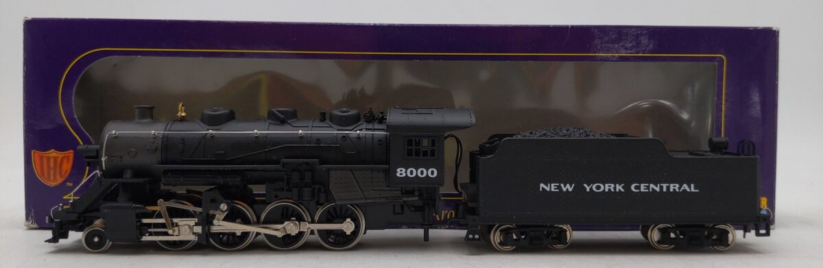IHC M9528 HO Scale New York Central 2-8-0 Steam Locomotive & Tender #8000 EX/Box