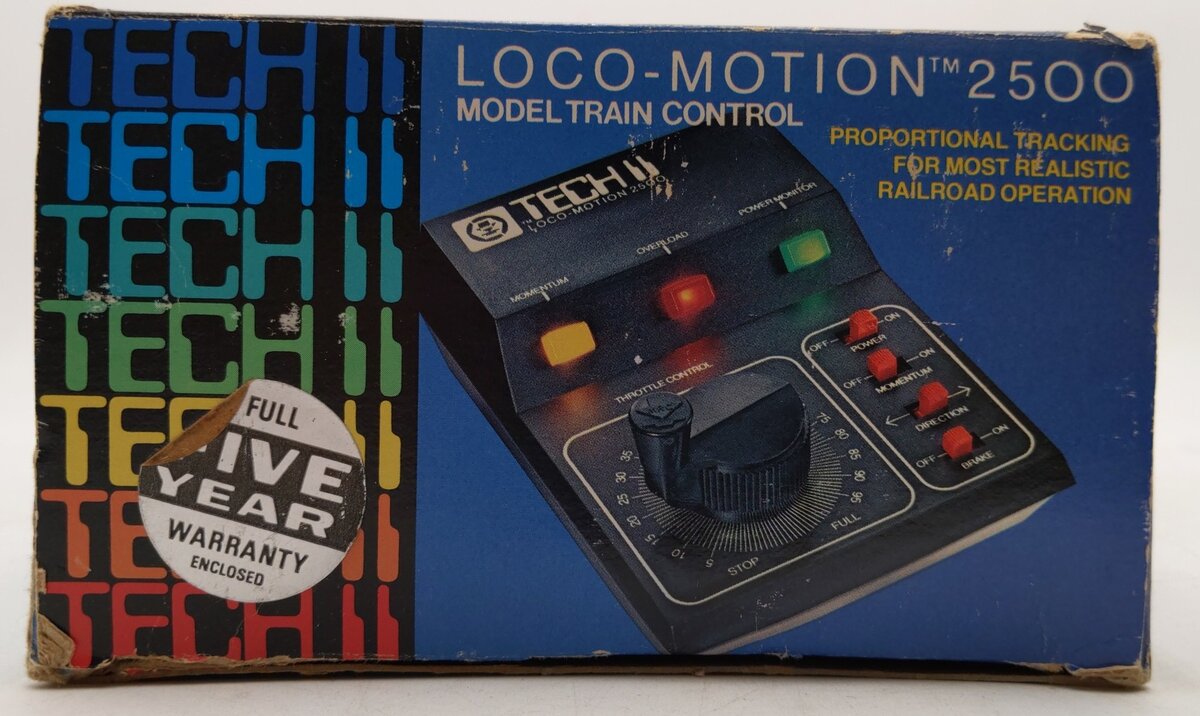 MRC 2500 HO Loco-Motion Tech II Model Train Control EX/Box