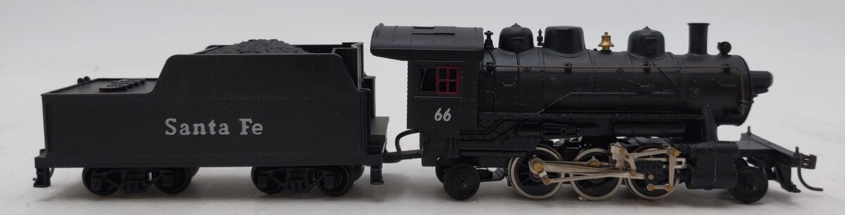 Mantua 3995 HO Scale Santa Fe ALCO D-30 0-6-0 Steam Locomotive & Tender #66 EX