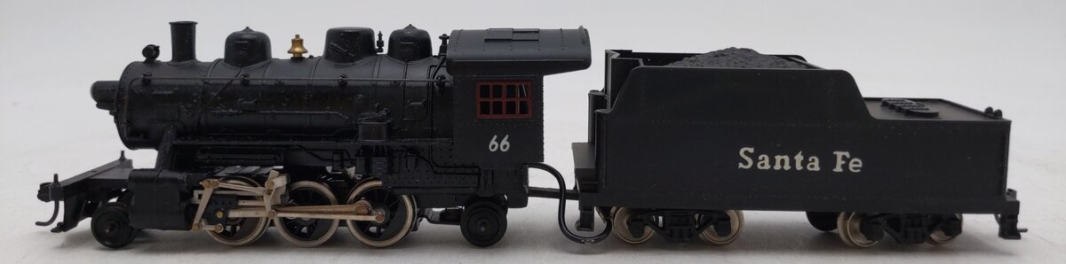 Mantua 3995 HO Scale Santa Fe ALCO D-30 0-6-0 Steam Locomotive & Tender #66 EX