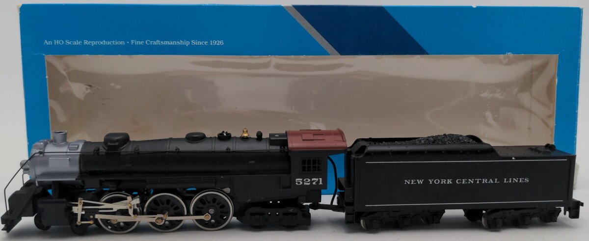 Mantua 316-22 HO NYC Hudson Steam Locomotive & Tender #5271 EX/Box