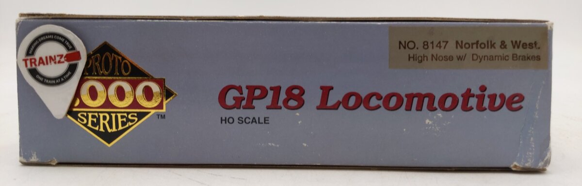Proto 2000 8147 HO Scale Norfolk & Western Locomotive with Dynamic Brakes LN/Box