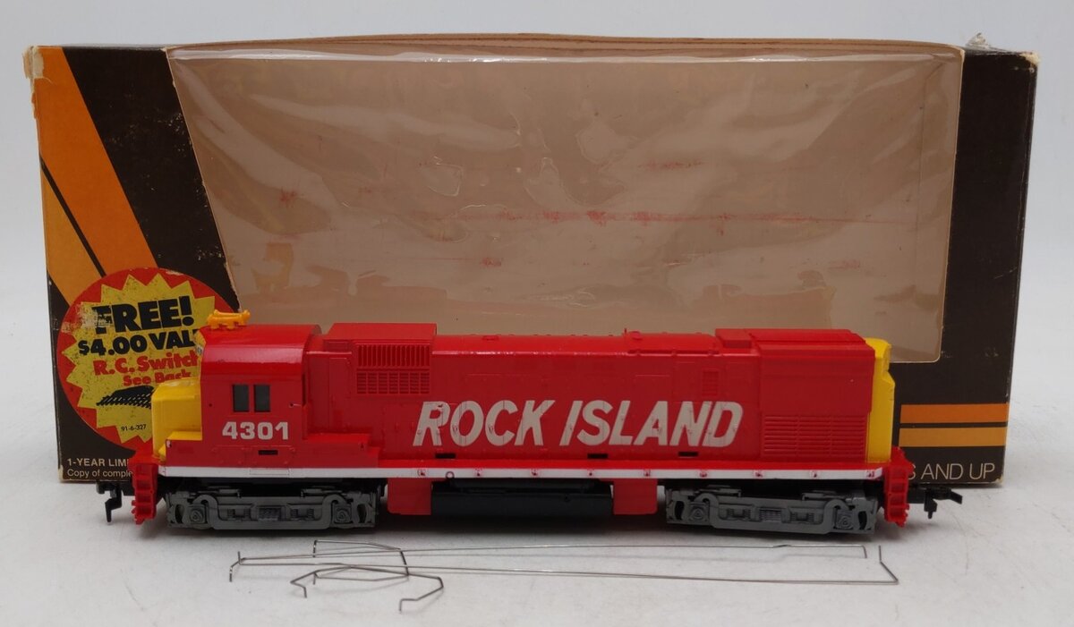 Tyco 235-10 HO Scale Rock Island Diesel Locomotive EX/Box