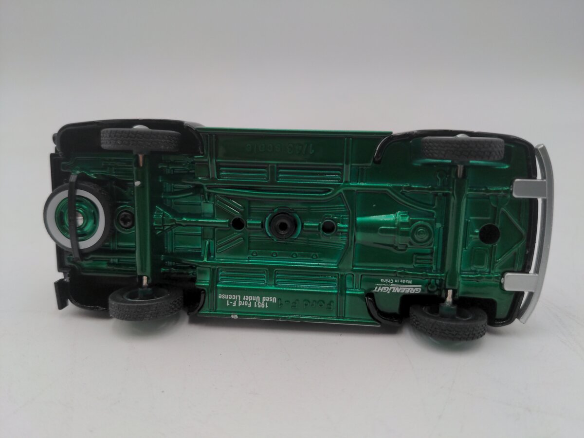 Greenlight Collectibles 1/43 1951 Ford F-1 Green And Black Truck VG