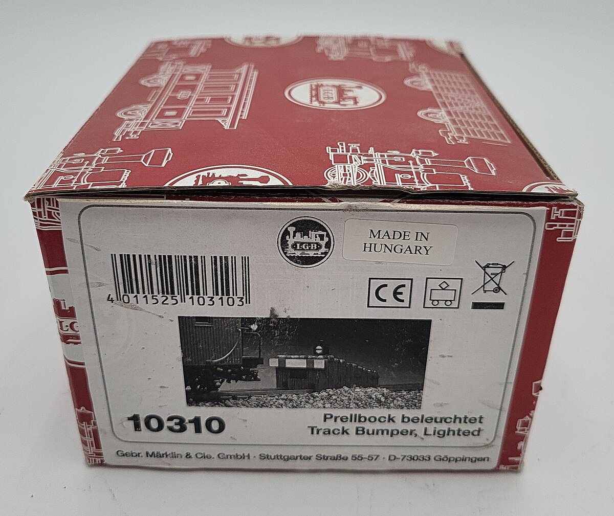 LGB 10310 G Scale Lighted Bumper (No Light) VG/Box