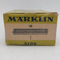 Marklin 5106 HO M Track Metal Straight Track (Box of 10) VG/Box