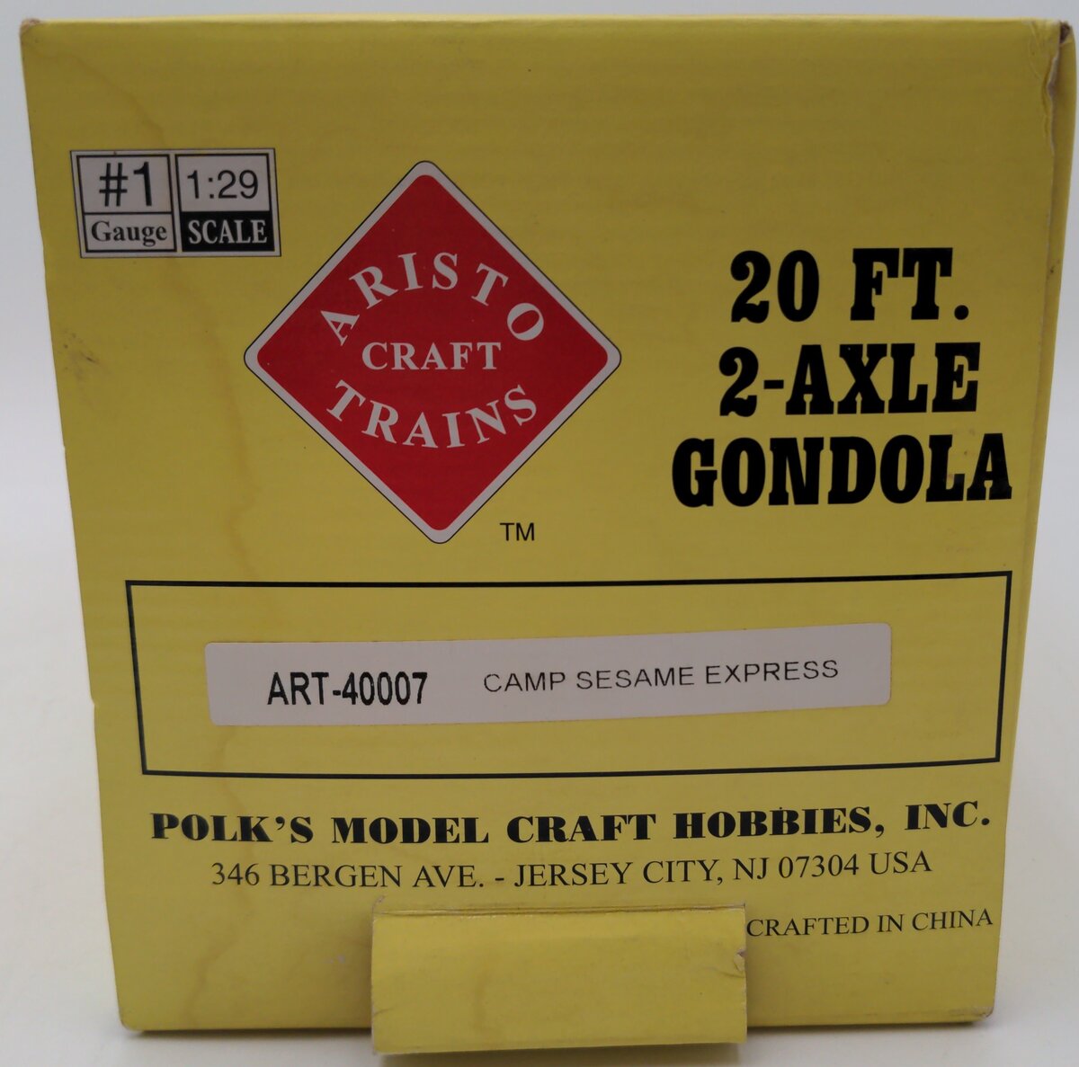 Aristo-Craft 40007 Camp Sesame Express 20ft Gondola VG/Box