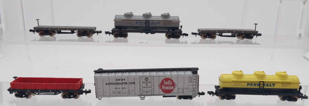 Bachmann Assorted N Scale Freight Cars [6] VG