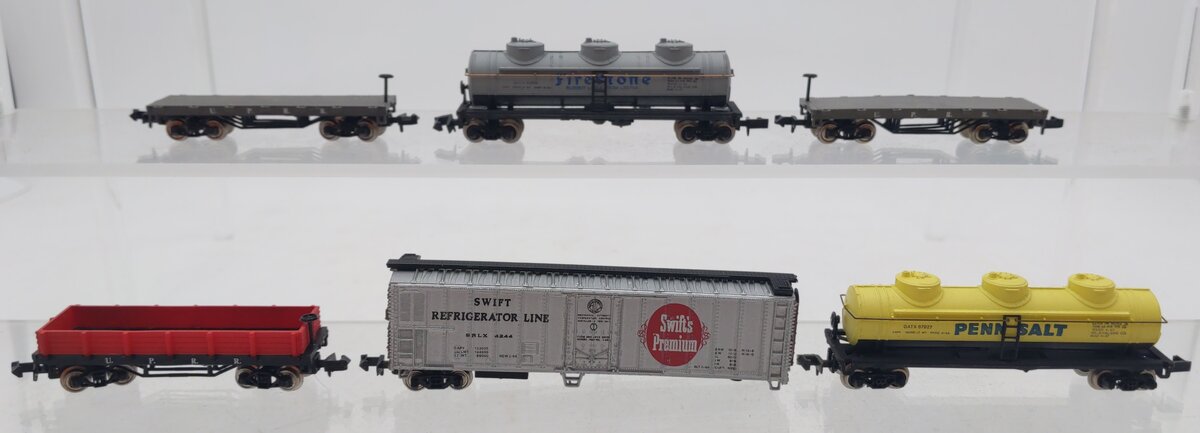 Bachmann Assorted N Scale Freight Cars [6] VG