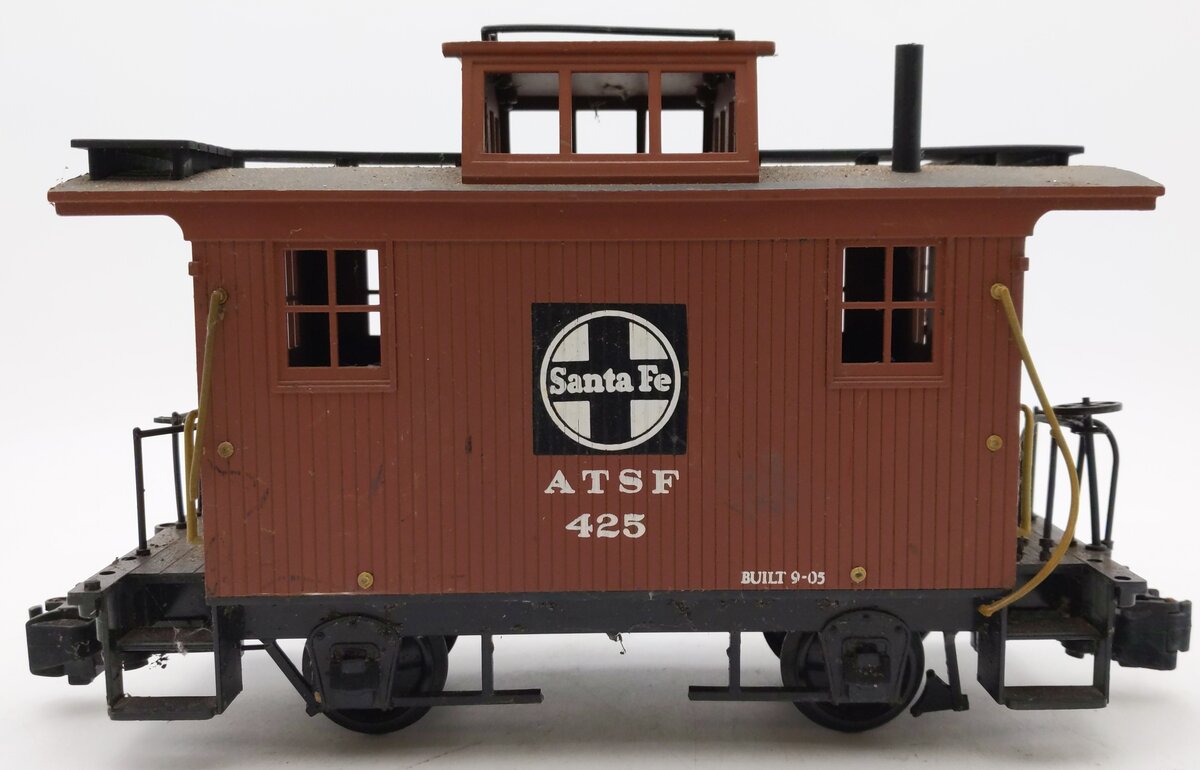 Bachmann G Atchison Topeka and Santa Fe Bobber Caboose #425 VG