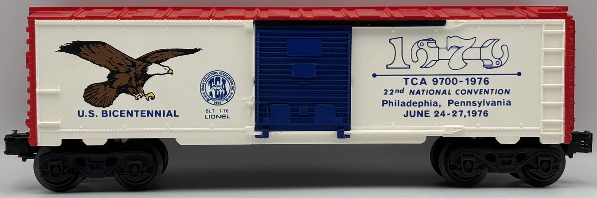Lionel 6-9779 O Gauge 1976 Philadelphia TCA Convention Car EX/Box