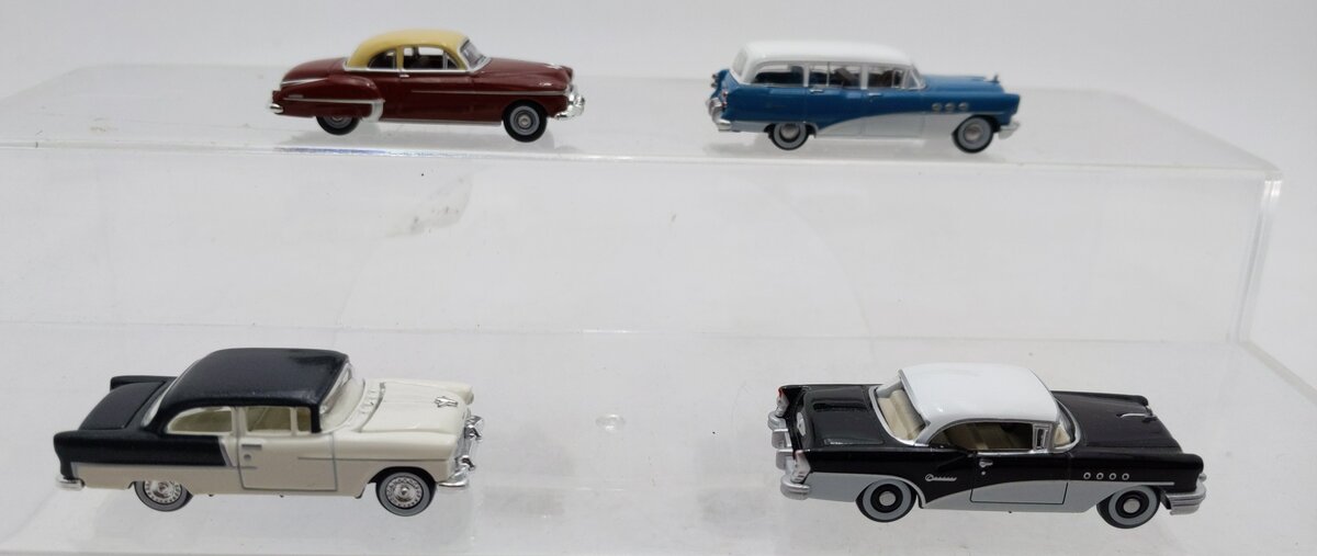 Classic Metal Works & Other HO Scale Assorted Diecast Cars [4] EX