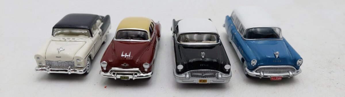Classic Metal Works & Other HO Scale Assorted Diecast Cars [4] EX