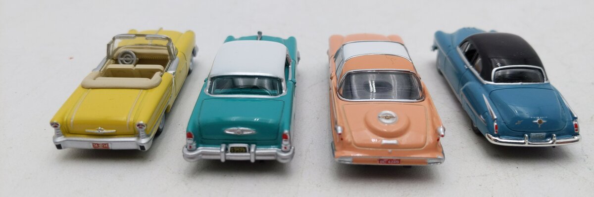 Oxford Diecast Assorted HO Scale Cars [4] EX