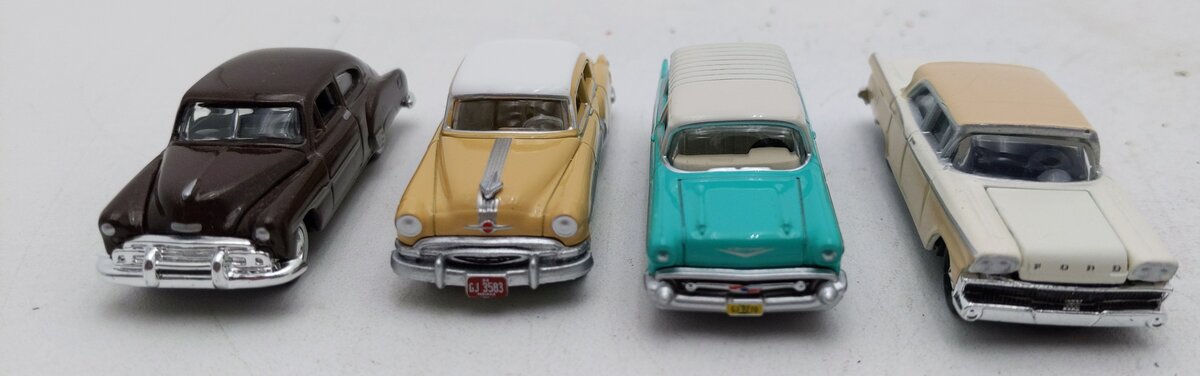 Classic Metal Works & Other Assorted HO Scale Diecast Cars [4] EX