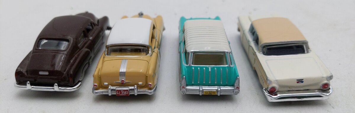 Classic Metal Works & Other Assorted HO Scale Diecast Cars [4] EX
