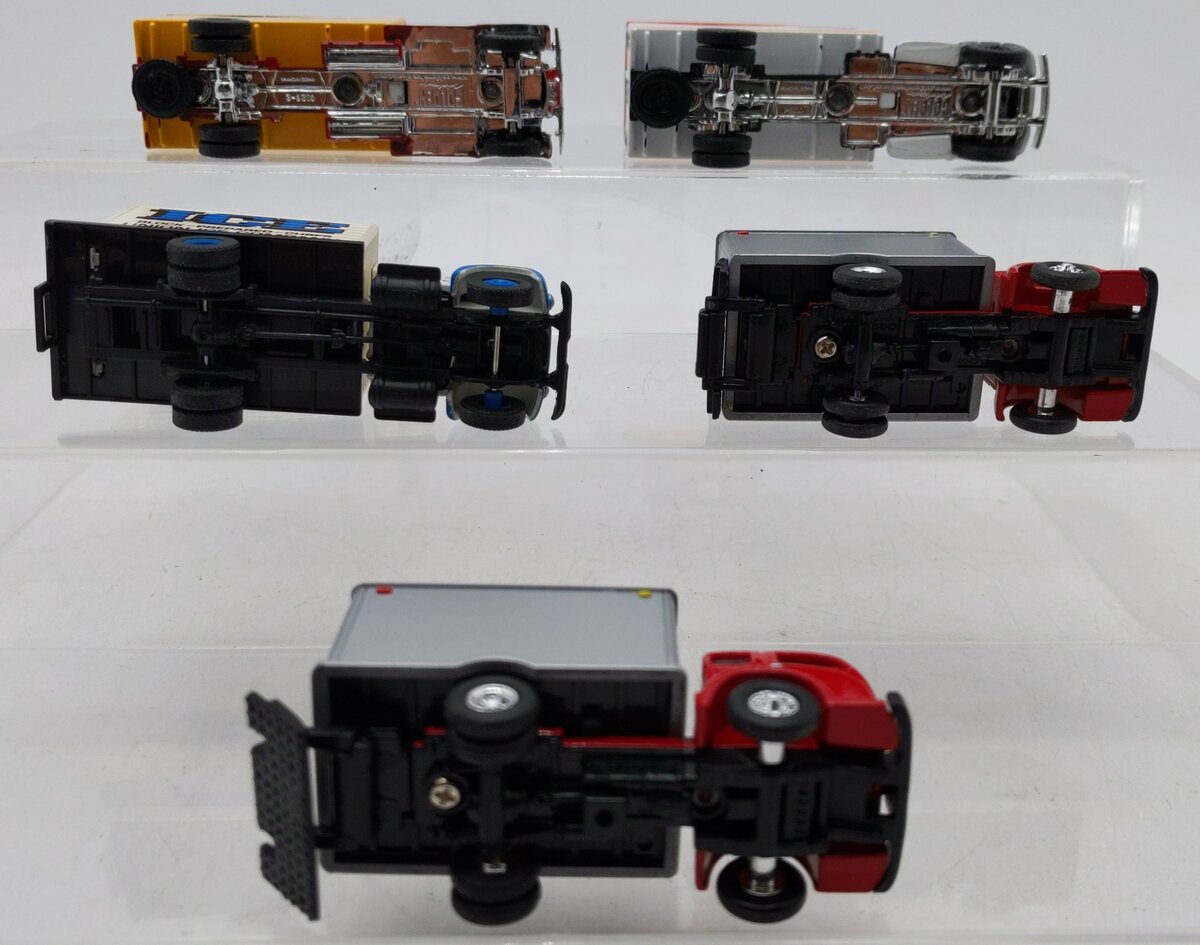 Golden Wheels & Other Assorted HO Scale Diecast Trucks [5] EX
