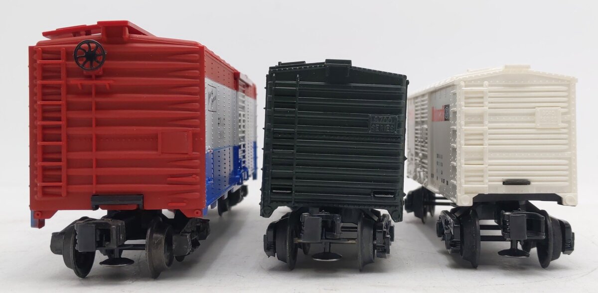 Lionel O Gauge Boxcars #9787,9803,9042 [3] VG