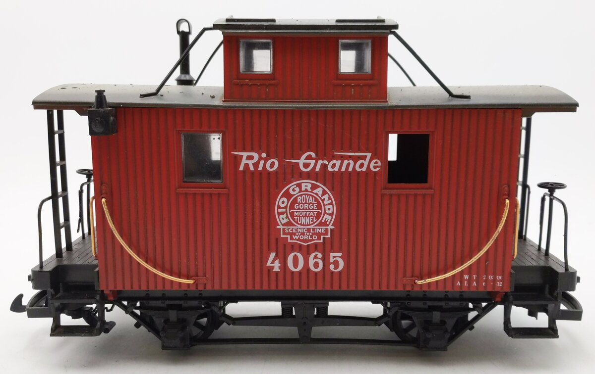 LGB 4065 G Scale Rio Grande Cupola Caboose #4065 VG