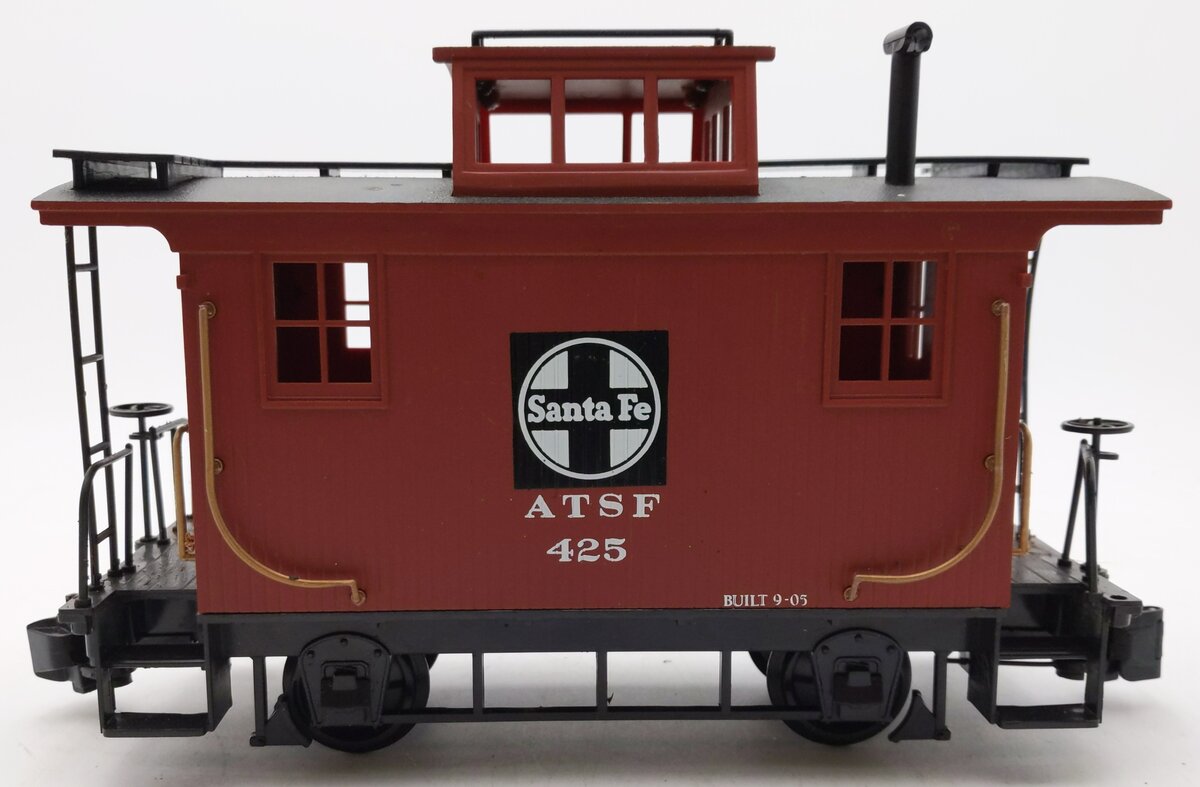 Bachmann G Atchison Topeka and Santa Fe Bobber Caboose #425 VG