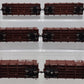 Bachmann HO Scale Gondola Cars W/Coal Loads #1248,1248,1248,4436,4436,4436 [6] VG