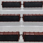 Bachmann HO Scale Gondola Cars W/Coal Loads #1248,1248,1248,4436,4436,4436 [6] VG