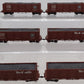 Bachmann HO Scale Gondola Cars W/Coal Loads #1248,1248,1248,4436,4436,4436 [6] VG