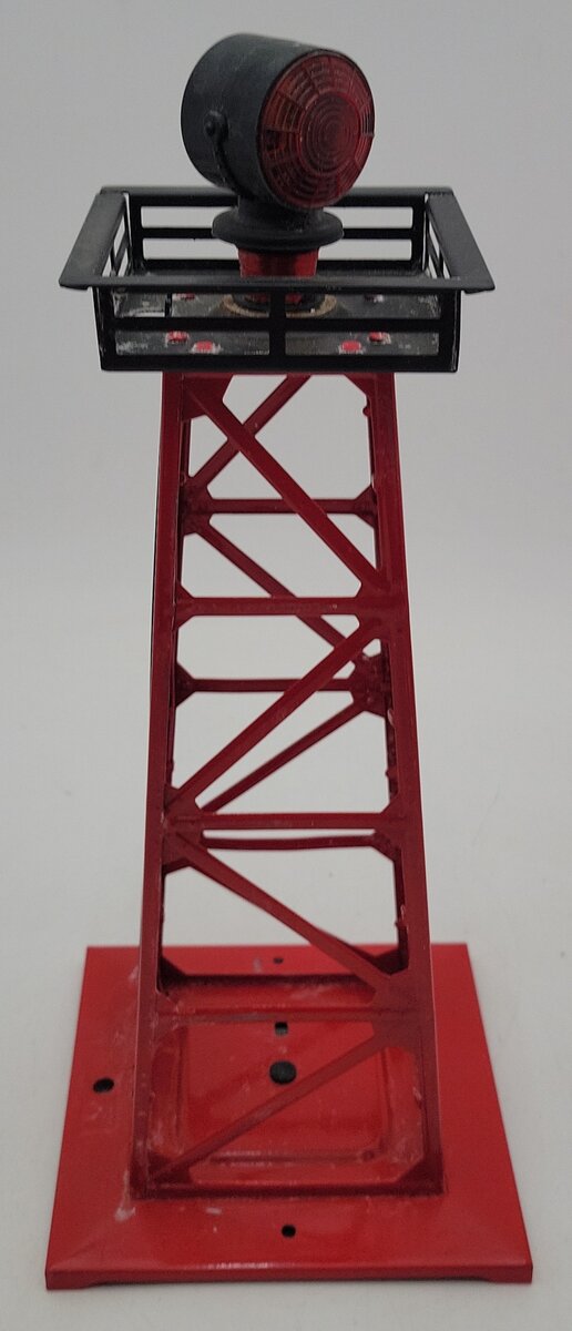 Lionel 494 Vintage O Rotating Tinplate Beacon Tower EX