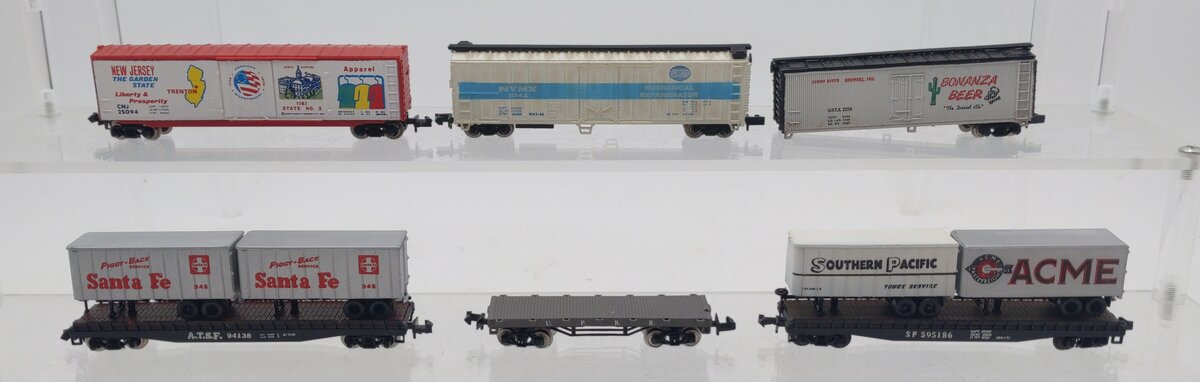 Bachmann, Trix, & Others Assorted N Scale Freight Cars [6] VG