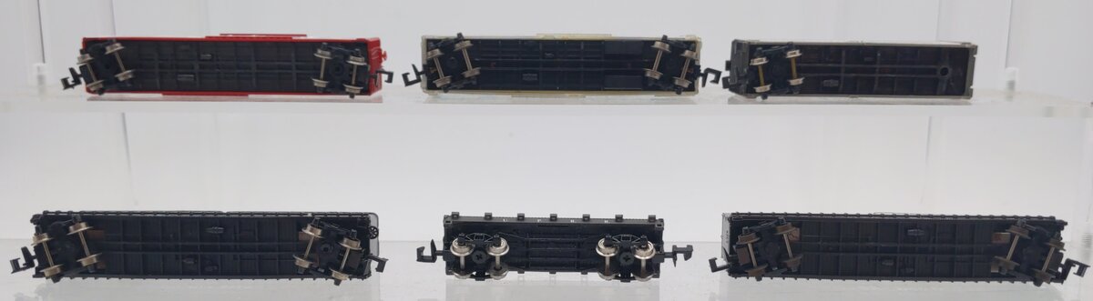 Bachmann, Trix, & Others Assorted N Scale Freight Cars [6] VG