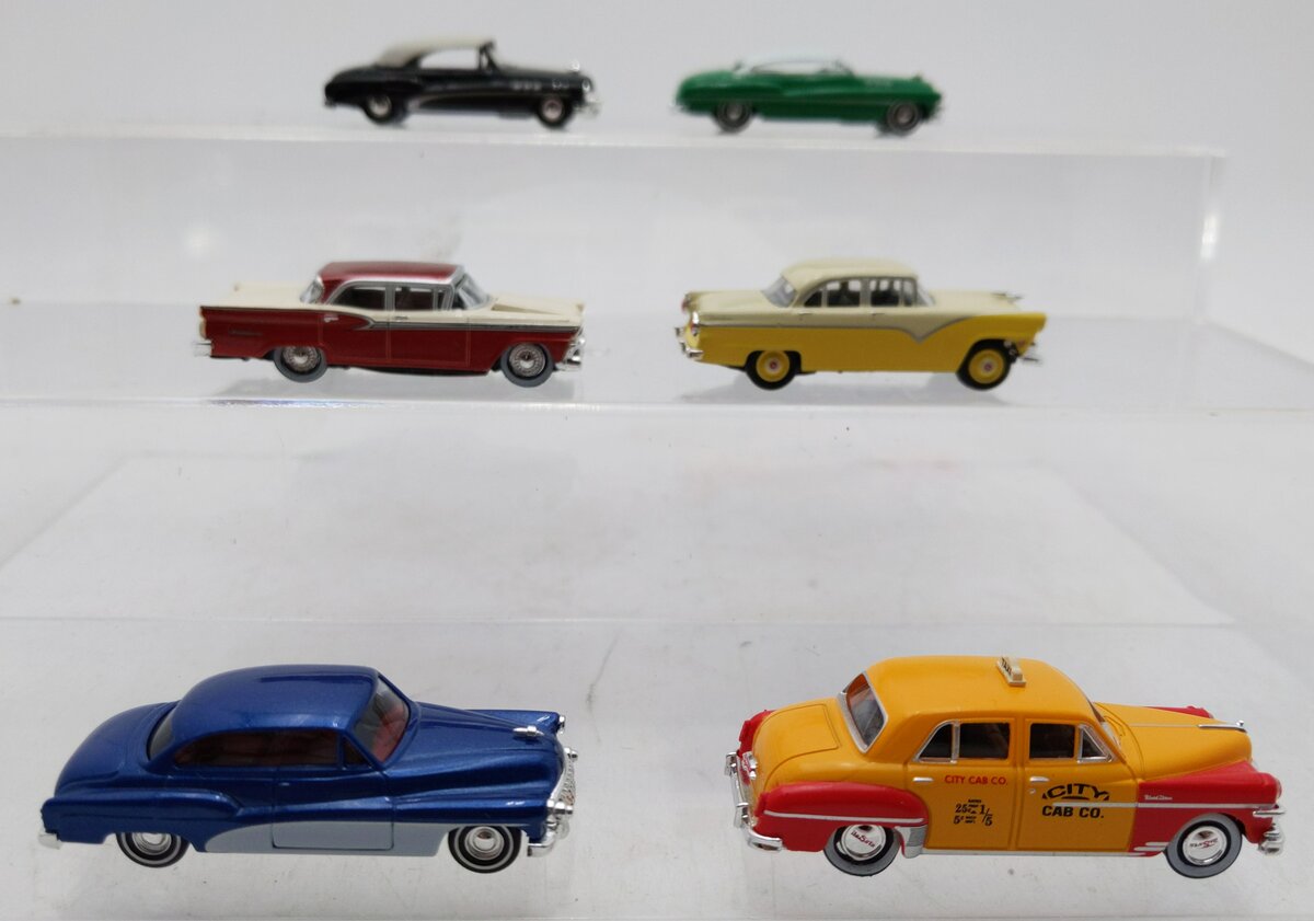 Busch & Other Assorted HO Scale Cars [6] EX