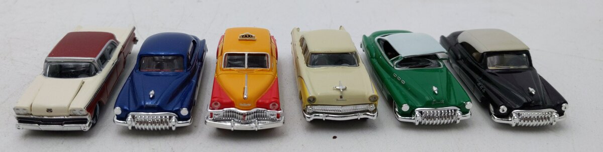 Busch & Other Assorted HO Scale Cars [6] EX
