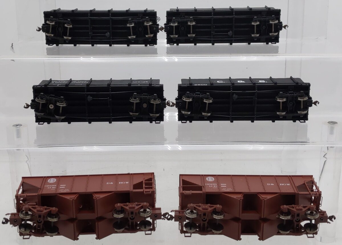 Bachmann HO Scale Custom Freight Cars W/ Coal Loads #2600 [6] VG