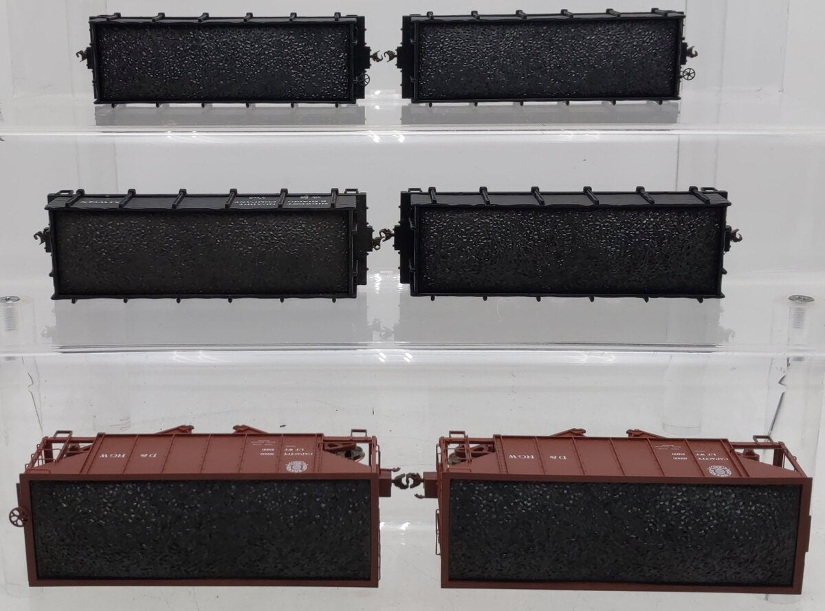 Bachmann HO Scale Custom Freight Cars W/ Coal Loads #2600 [6] VG