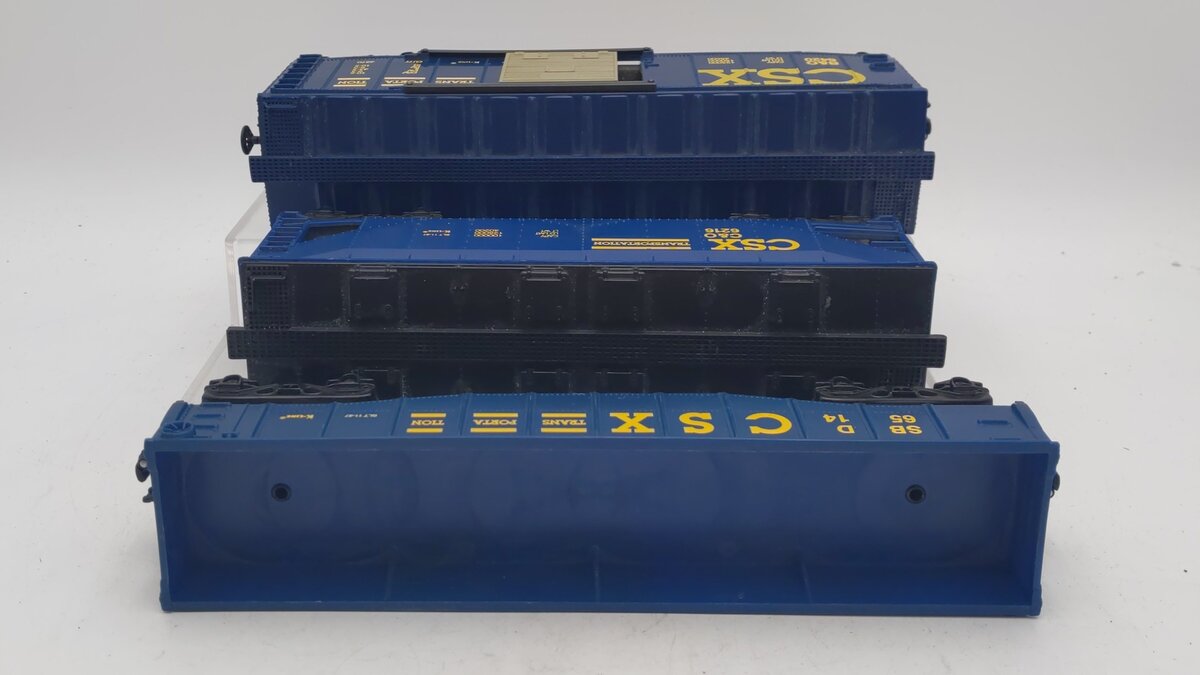 K-Line O Gauge CSX Freight Cars: K6216, K6514, K6420 [3] EX