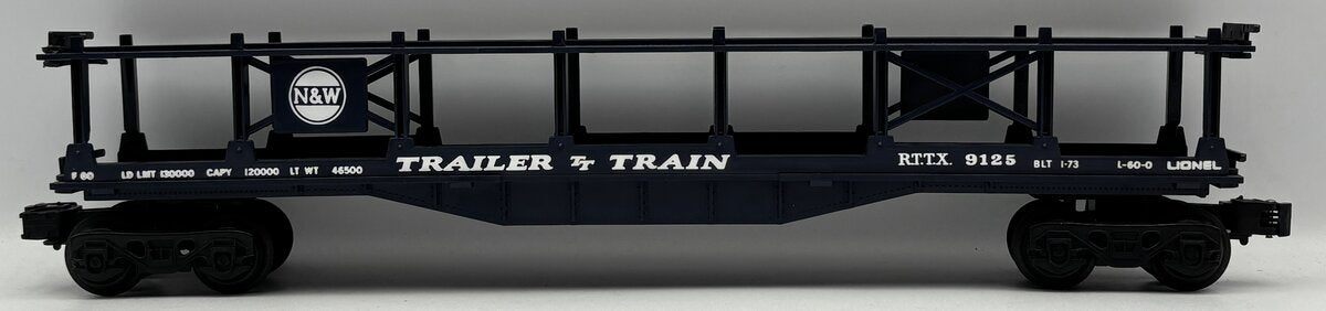 Lionel 6-9123 O Gauge Norfolk & Western 2-Tier Auto Carrier Car EX/Box
