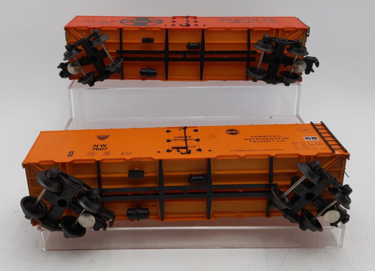 K-Line O Gauge Assorted Boxcars #7606 #7607 [2] EX