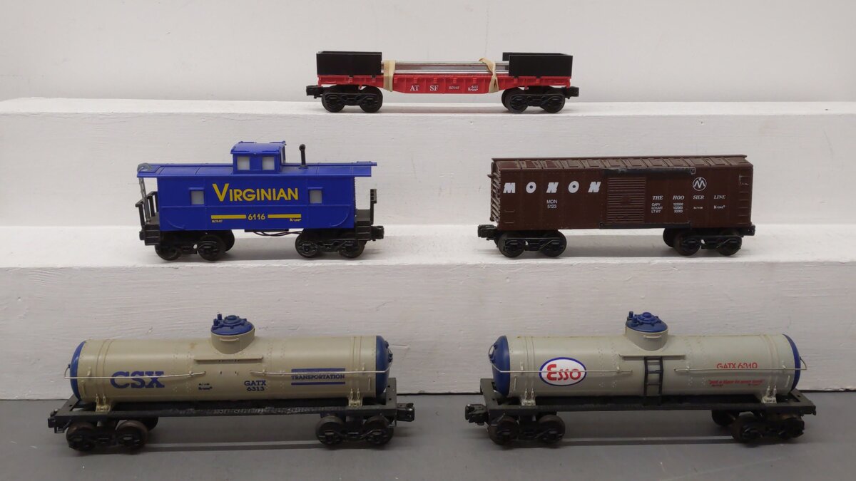 K-Line O Gauge Freight Cars: K6116, K5123, K6612, K6310, K6313 [5]