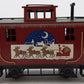 Bachmann G Scale Santa Claus and Reindeer Caboose VG