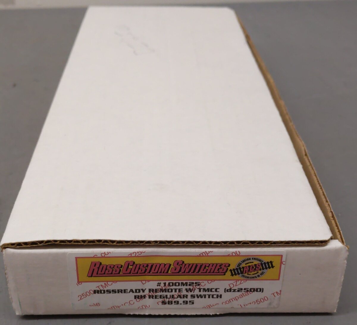 Ross 101M25 11° Regular Left Hand with DZ-2500 Remote Switch Turnout VG/Box