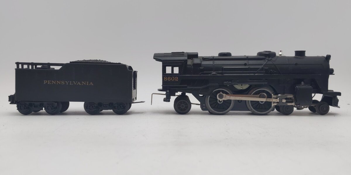Lionel 6-18602 O Gauge Pennsylvania 4-4-2 Steam Locomotive and Tender #8602 EX