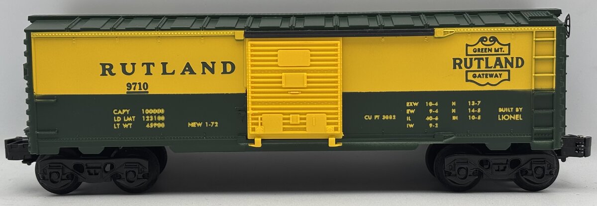 Lionel 6-9710 O Gauge Rutland Boxcar EX/Box