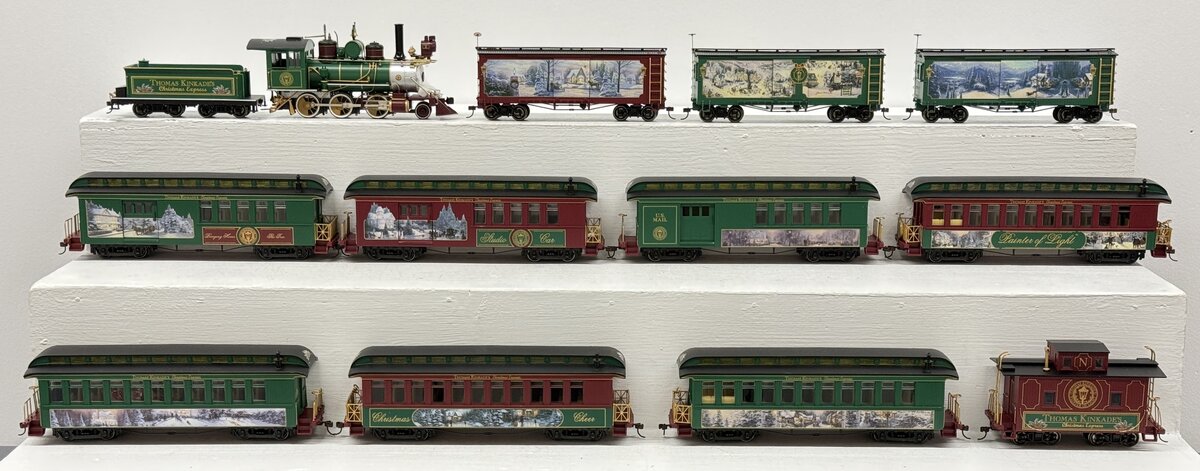 Hawthorne Village On30 Scale Christmas Train Set EX