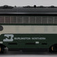MRC CB112 HO Scale Burlington Northern F7A Diesel Locomotive #758 EX/Box