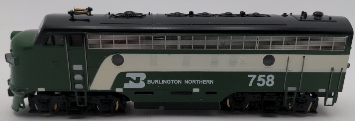 MRC CB112 HO Scale Burlington Northern F7A Diesel Locomotive #758 EX/Box
