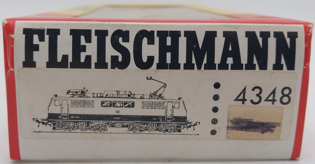Fleischmann 4348 HO Scale DB Electric Locomotive 111 205-1 EX/Box