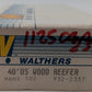 Walthers 932-2357 HO MGMX 103 40' DS Wood Reefer Kit NIB